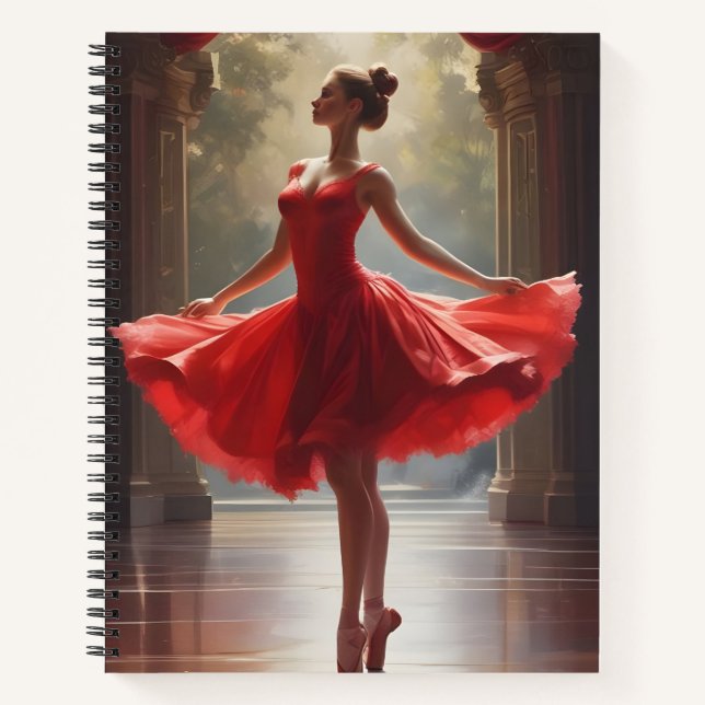 Danza en Rojo Pasión Notizbuch (Vorderseite)