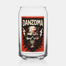 DANZDMA - Bande dessinée Chaos Imprimé Can Glass