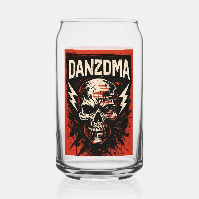 DANZDMA - Bande dessinée Chaos Imprimé Can Glass (Recto)