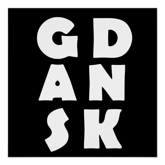 Danzig Polen Poster (Vorderseite)
