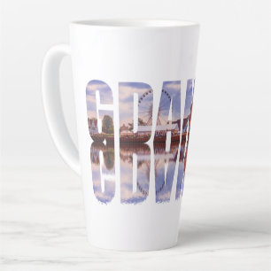 Danziger Text mit Blick auf die Altstadt, Reflexio Milchtasse