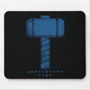 DAoC Midgard und Klassen-Embleme Mousepad