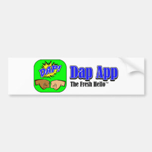DAP APP TAGLINE AUTOAUFKLEBER