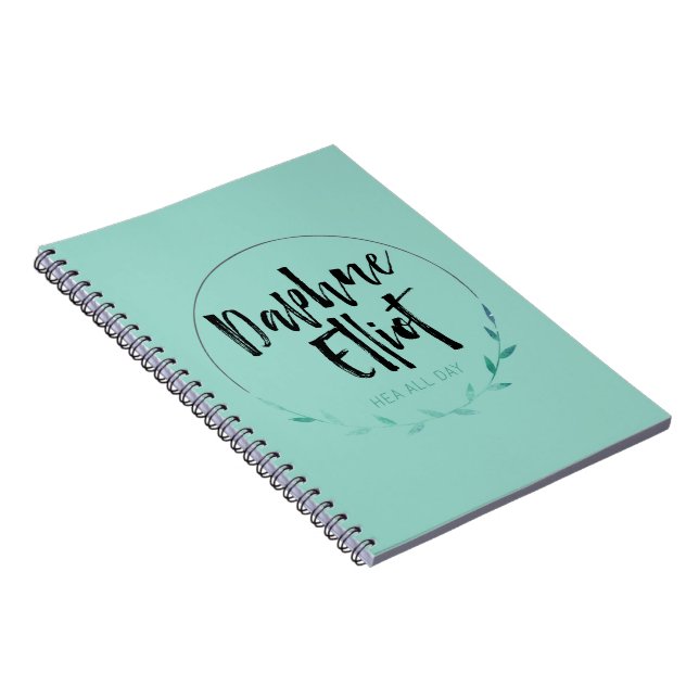 Daphne Elliot-Notebook  Notizblock (Rechte Seite)