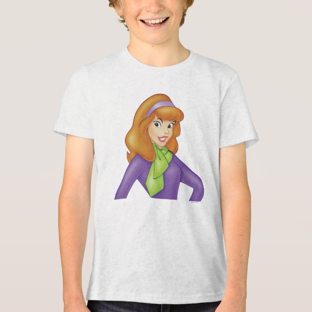 Daphne Smiling Tri-Blend Shirt (Vorderseite)