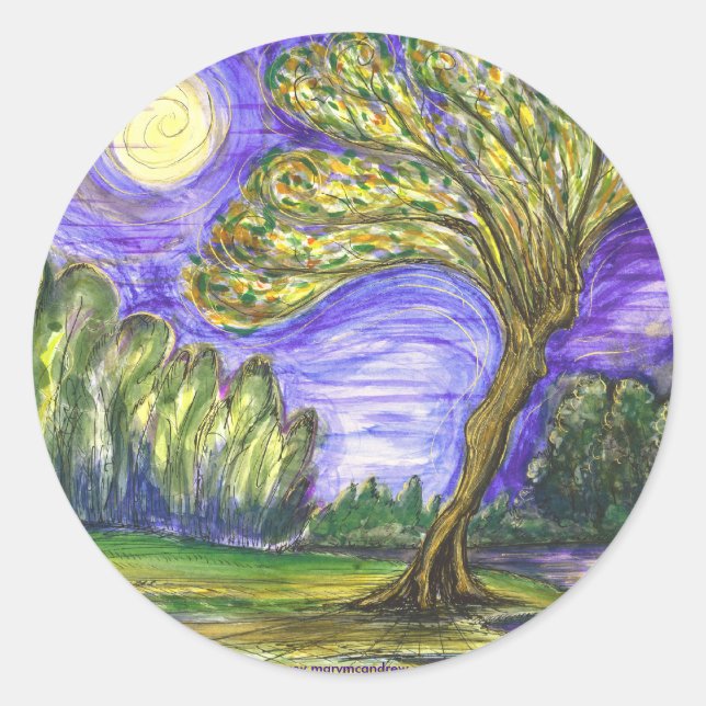 "Daphne Transformer" Runder Aufkleber (Vorderseite)