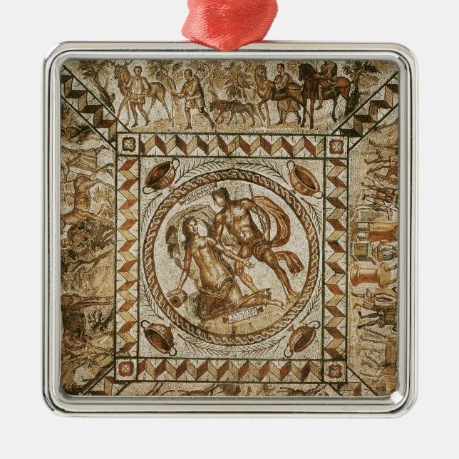 Daphne übte durch Apollo aus Silbernes Ornament (Vorne)