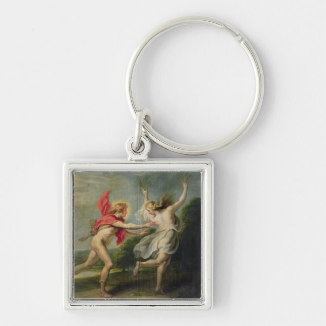 Daphne und Apollo (Öl) Schlüsselanhänger (Vorne)