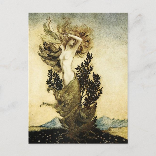 Daphne's Metamorphose in einen Baum Postkarte (Vorderseite)