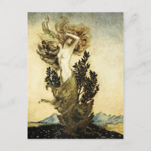 Daphnes Verwandlung in einen Baum Postkarte