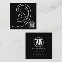 Ajouter votre logo bijoux Boucles d'oreilles Carte