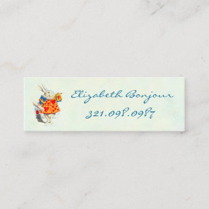 D'appel Alice au pays des merveilles ~ Carte d'affaires et