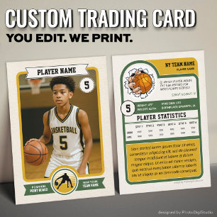 D'appel Carte à collectionner de basket-ball personnalisée