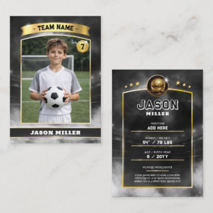D'appel Carte de collection de football personnalisée, sta