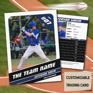 D'appel Carte de collection d'équipe de baseball Cadeau Bl