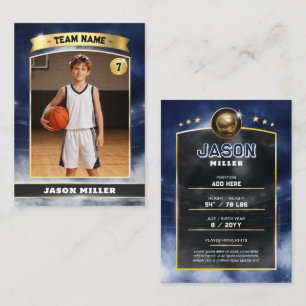 D'appel Carte de collection personnalisée de basketball, S