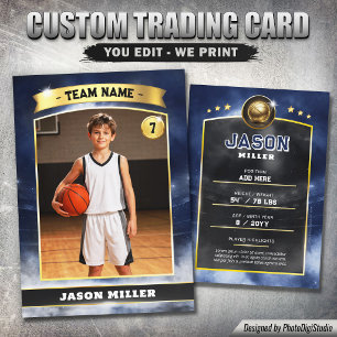 D'appel Carte de collection personnalisée de basketball, S
