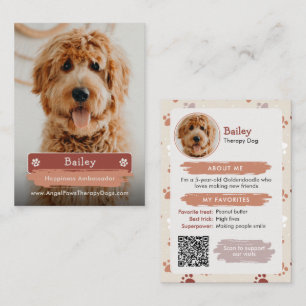 D'appel Carte de commerce pour animal de compagnie, photo 