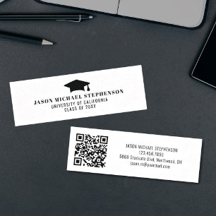 D'appel Carte de nom de code qr simple