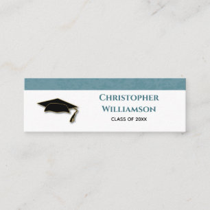D'appel Carte de nom de diplôme Carte d'insertion moderne
