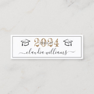 D'appel Carte de nom de diplôme - Simple Classic Insert Ca