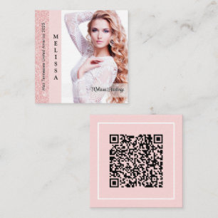 D'appel Carte de profil personnalisée Pastel Glitz Reine d