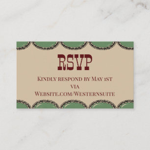 D'appel Carte de réponse RSVP