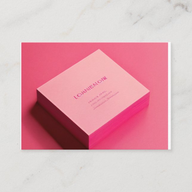 D'appel carte de visite (Devant)