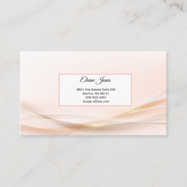 D'appel Carte de visite (Devant)