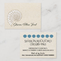 Carte de visite / Contacts / Affaires Coque Élégan