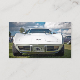 D'appel Carte de visite Corvette classique pour automobile
