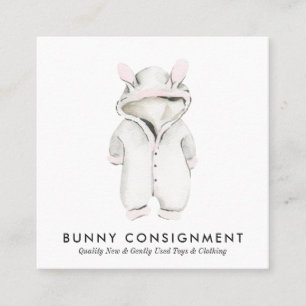 D'appel Carte de visite de vêtements pour bébés