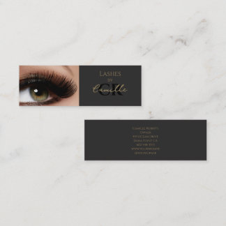 D'appel Carte de visite professionnelle pour cils en scrip