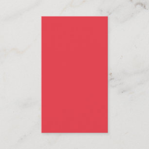 D'appel Carte de visite rouge tomate minimaliste – Personn
