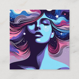 D'appel Carte de visite Whimsical d'affichage de l'oreille