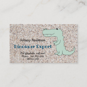 D'appel Enfant Dinosaure Carte de visite Pour Garçon Play