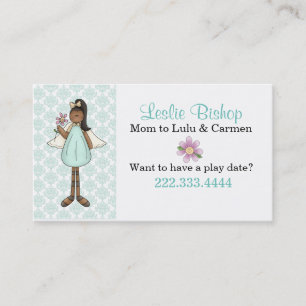 D'appel Jolie Ethnic Angel Maman Jouer Carte Date
