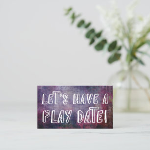 D'appel Jouer Bijoux tonique Grunge Mommy Jouer Carte Date