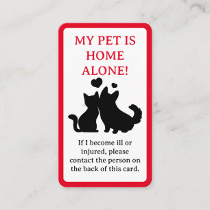 D'appel Mon animal de compagnie, Chien est la carte indivi