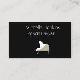 D'appel Musique Enseignant Élégante Touches Piano Carte d'