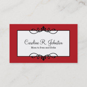 D'appel Passion bordure rouge cadre classique carte mère p