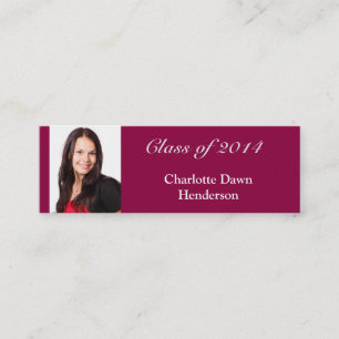 D'appel Rouge de carte nominative d'étiquette de