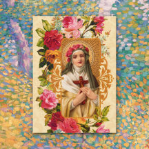 Saint Rose de Lima Carte Sainte