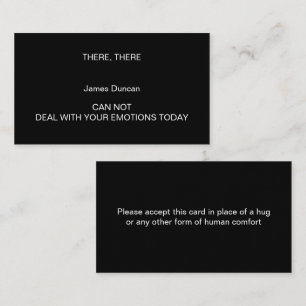 D'APPEL UNE CARTE DE VISITE "CÂLIN"