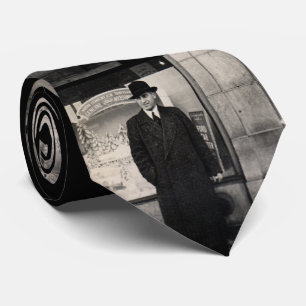 Dapper 1930er-Mann-Foto drucken Krawatte