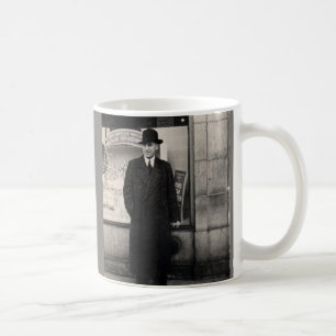 Dapper 1930er Mann Foto Kaffeetasse