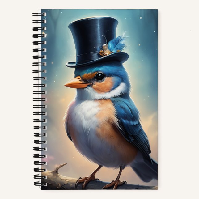 Dapper Bird Notizbuch (Vorderseite)
