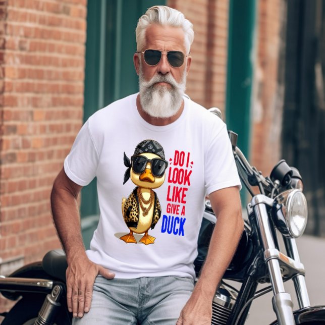 Dapper Duck Donning Shades und Bandana T-Shirt (Von Creator hochgeladen)