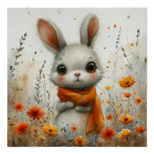 Dapper Hare: Ein bisschen Whimsy Bunny Poster