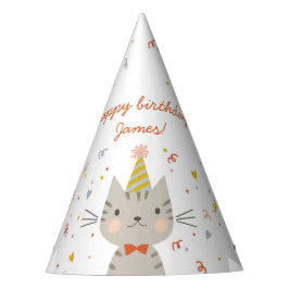 Dapper Kitty Birthday Partyhütchen